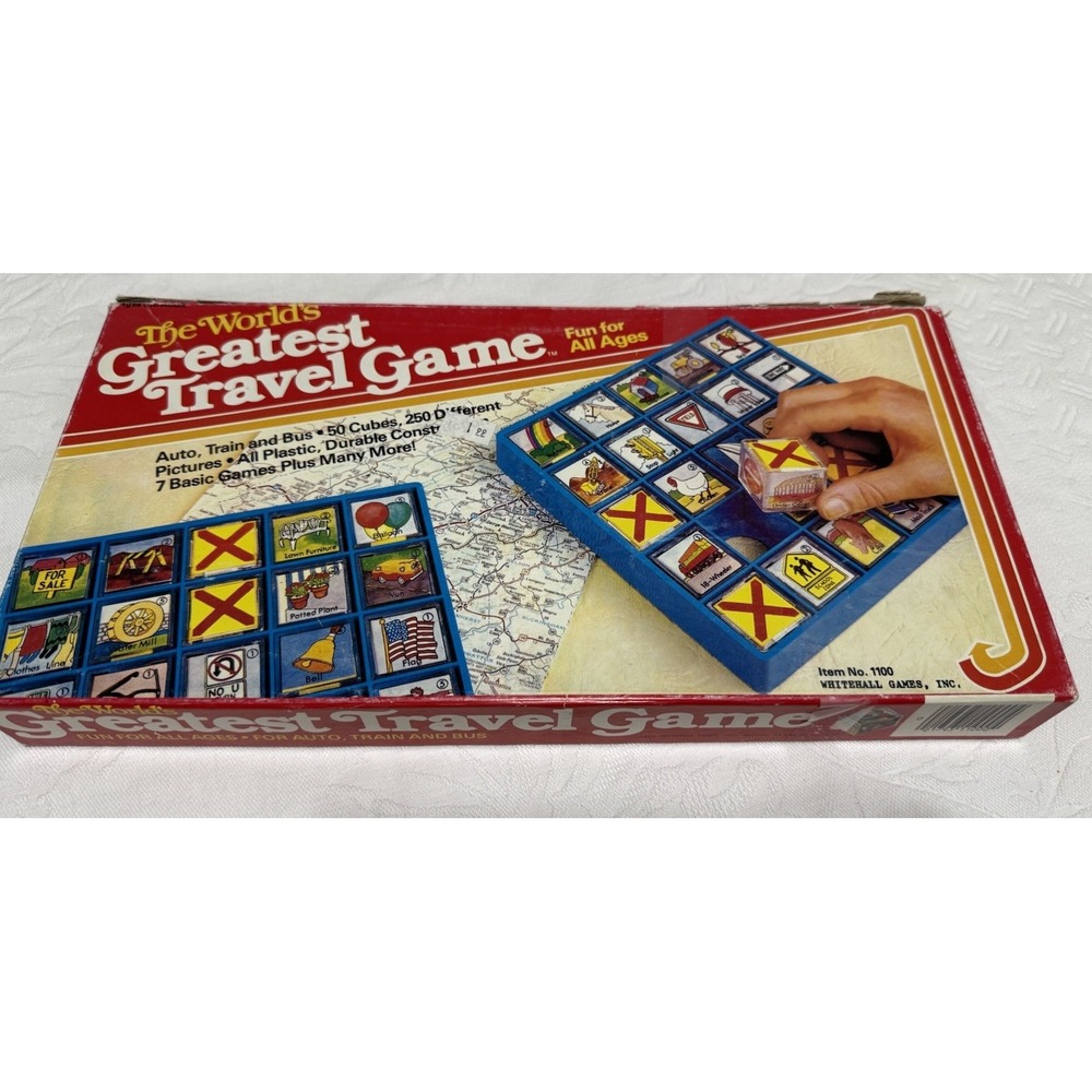 1985 World's Greatest Travel Game Whitehall Complete Vintage Item